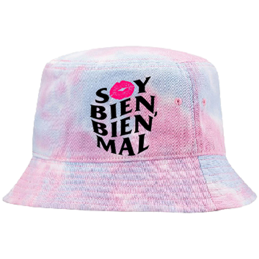 Soy Bien, Bien Mal Tie-Dye Bucket Hat