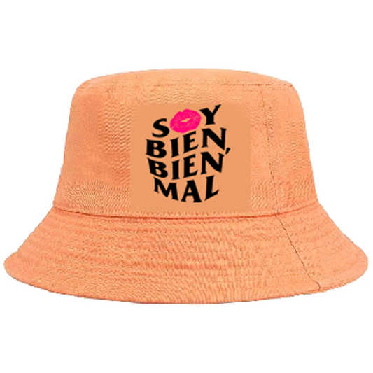 Soy Bien, Bien Mal Peach Bucket Hat